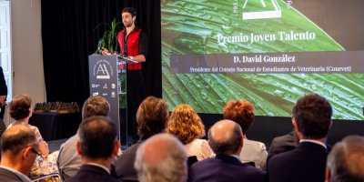 David González, ganador del Premio Joven Talento de Animal’s Health por su trabajo al frente del Consejo Nacional de Estudiantes de Veterinaria